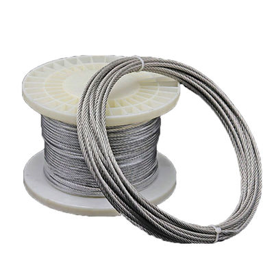 قیمت خوب طناب فولادی گالوانیزه 6x7/6x19/6x36 با مقاومت کششی 1000N - 100000N آنلاین