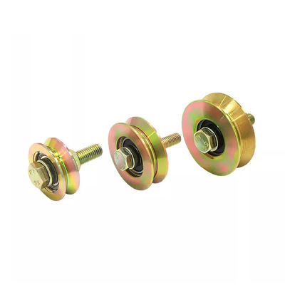 قیمت خوب Groove Shape Slide Door Wheels High Loading Capacity Galvanized Steel Wheel آنلاین