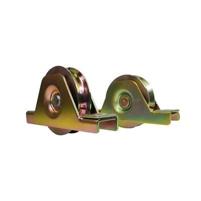 قیمت خوب Steel Sliding Gate Wheels Heavy-Duty Steel Gate Roller with Spring آنلاین