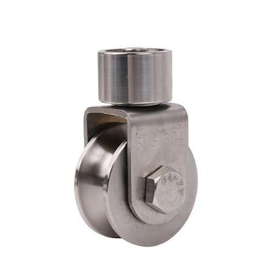 قیمت خوب Galvanized Finish Hanging Door Roller Stainless Steel آنلاین