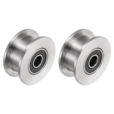 قیمت خوب Stainless Steel Sliding Gate Double Bearing Rollers for Inverted Track آنلاین