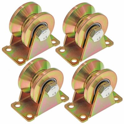 قیمت خوب Heavy Duty Swing Sliding Gate Hardware Wheels Sliding Gate Tracks Wheels Hardware Kit Barrier Alumanium Roller Gate آنلاین
