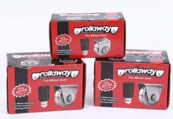 قیمت خوب Stainless Steel Sliding Door Rollers U V Y Groove Galvanized Customizable آنلاین