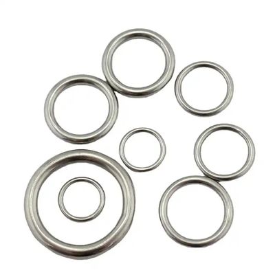 قیمت خوب 2.5*7.5mm 316/304 Stainless Steel Mini Marine Strap Welded Round O Ring آنلاین