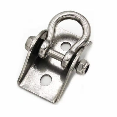 قیمت خوب Factory Heavy Duty Stainless Steel 304 316 Swing Hanger Bow Shackle Type Ceiling Swivel Hanging Hook for Yoga Hammock آنلاین
