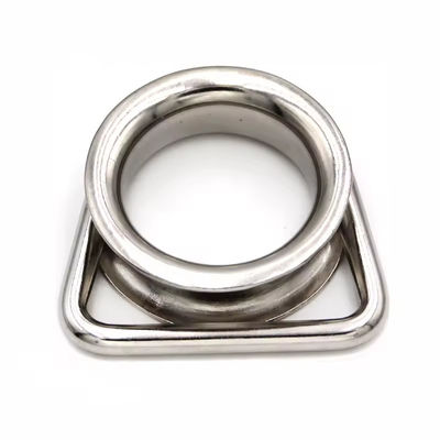 قیمت خوب حلقه انگشتانه گرد استیل ضد زنگ SS304 316 سخت افزار اتصال گوشه ای سایبان های آفتاب D حلقه انگشتانه آنلاین