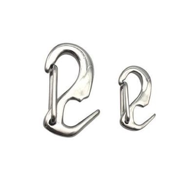 قیمت خوب Heavy Industry Stainless Steel Spring Open End Sail Snap Hook with Polished Finish آنلاین