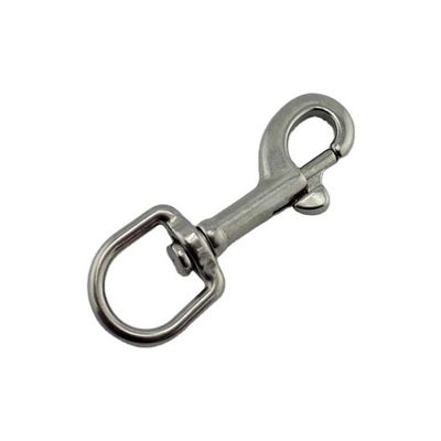 قیمت خوب قلاب فنری تک سر استیل ضد زنگ 316 قلاب حیوانات خانگی قلاب فشاری با پرداخت پولیش آنلاین