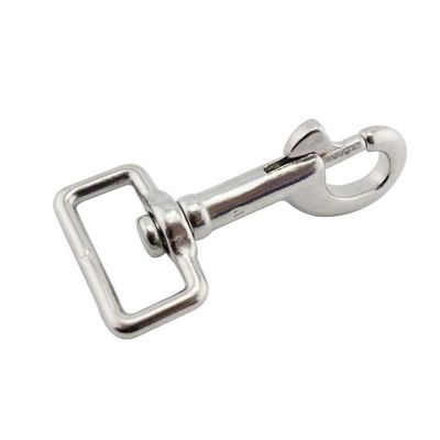 قیمت خوب Polished Square Swivel Eye Bolt Snap Hook For Distribution Rigging Hardware آنلاین
