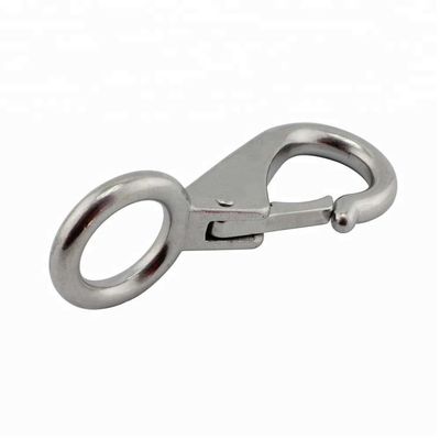 قیمت خوب Stainless Steel 316 Mini Rigid Swivel Eye Snap Hook For Marine Quick Linking Requirements آنلاین