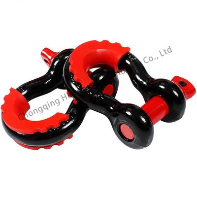 قیمت خوب High Polished Heavy Industry Marine Bow Shackle Carbon Steel Black Painted for Loads آنلاین