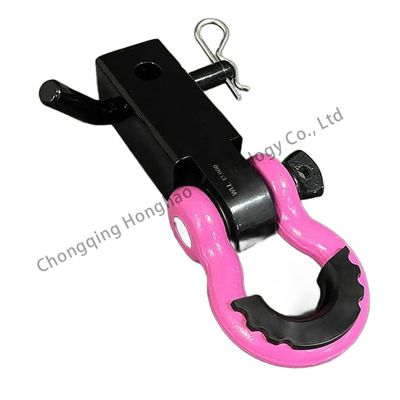 قیمت خوب Heavy Duty Forged Off Road Bow Shackle 3/4 Inch Pink Yellow Black Custom Galvanized Metric 0.5T-85T آنلاین