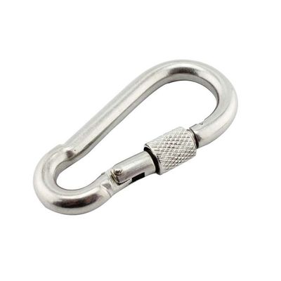 قیمت خوب پولیش شده به پایان رساندن بهار Buckle آلومینیوم کارابینر صعود قلاب سخت افزار با پیچ آنلاین