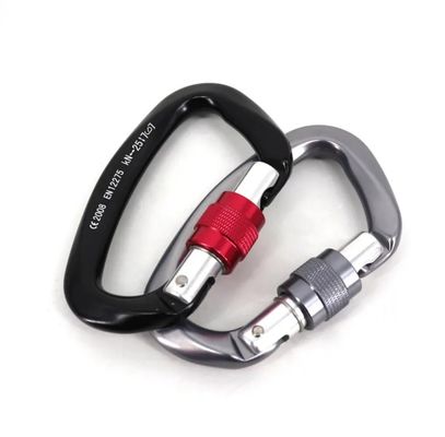 قیمت خوب تجهیزات سنگ‌نوردی قلاب آلومینیومی سبک و بادوام برای ماجراجویی‌های فضای باز آنلاین