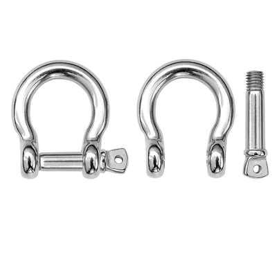 قیمت خوب Precision Casting Technology AISI Stainless Steel 304/316 Bow Shackle for Marine Rigging آنلاین