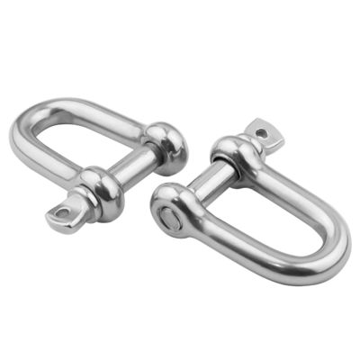 قیمت خوب Polished Stainless Steel 304/316 Screw Pin D Shackles European Type for Rigging Needs آنلاین