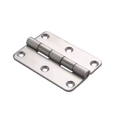 قیمت خوب Silver Stainless Steel Closet Door Folding Butt Hinges for Home Furniture Hardware آنلاین