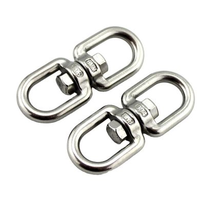 قیمت خوب Other Stainless Steel Rigging Hardware Double Eye Hook Swivel Shackle آنلاین