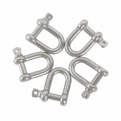 قیمت خوب 304 Stainless Steel D Ring Shackle Lock D Links Clip Hook for Heavy Duty Construction آنلاین