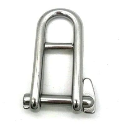 قیمت خوب Stainless Steel Long D Shackle with Screw Pin Rigging Hardware in Polished Finish آنلاین