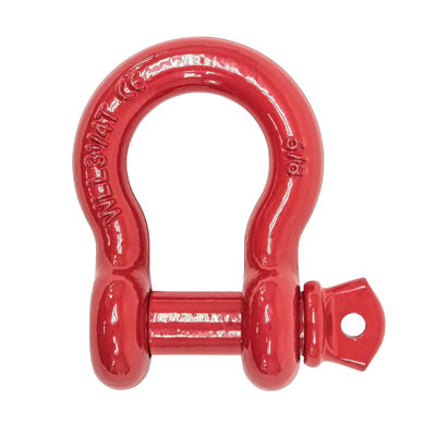 قیمت خوب Metric Measurement System Carbon Steel G209 Bow Screw Pin Shackles for Offroad Rescue آنلاین