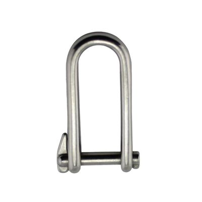 قیمت خوب Marine Hardware Shade Rigging Sail 316 Stainless Steel Long D Shackle With Eye Screw Pin Chain Halyard Flat Anchor آنلاین