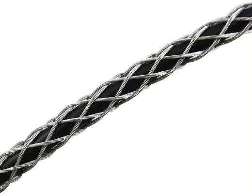 قیمت خوب 304 Stainless Steel Wire Mesh Cable Socks Wire Mesh Cable Grip آنلاین