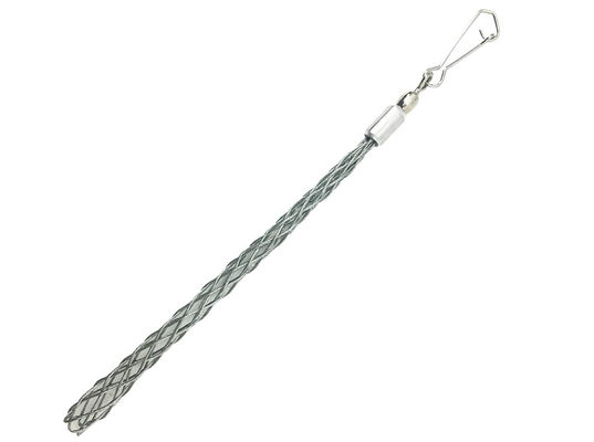 قیمت خوب Cable Pulling Grip Lassos For 9-12mm Electrical Wire Long Steel Wire Mesh , Anti-slip Flexible Cable Sleeve آنلاین