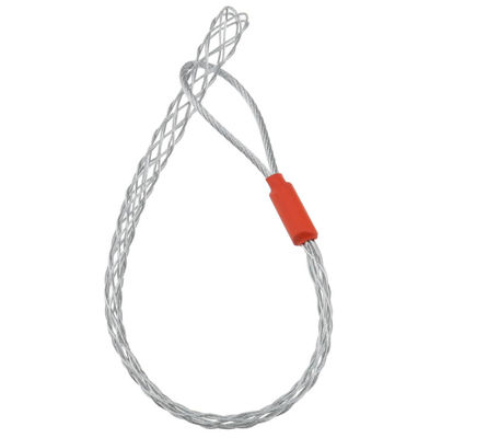 قیمت خوب Cable Pulling Grip  For 6-10mm Cable Galvanized Stainless Steel Anti-Slip Cable Traction Sleeve Flexible Mesh Rope Cable 27cm Length Black آنلاین
