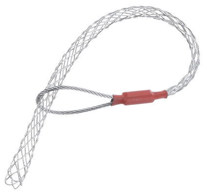 قیمت خوب Galvanized Steel Wire Grip 30cm for 10-12mm Cable Red Customized Size Cable Pulling Grip آنلاین