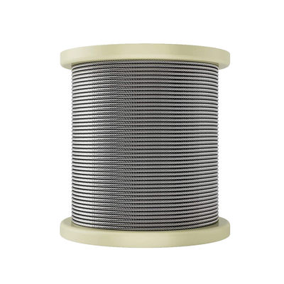 قیمت خوب کابل استیل ضد زنگ 1/8 T304 سیم طناب هواپیما برای کیت های نرده کابل 500 متر 1000 متر در هر حلقه جرثقیل OEM پذیرفته شده آنلاین