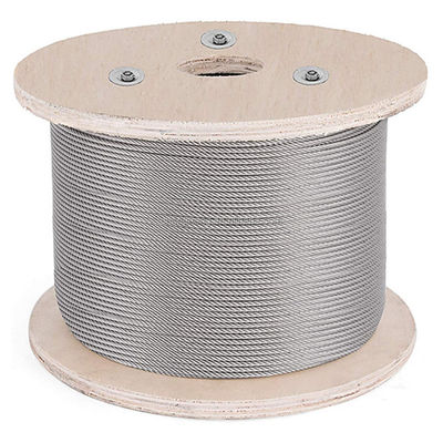 قیمت خوب کابل استنکس AISI316 AISI304 سیم فولاد ضد زنگ با سایر خدمات پردازش 7x7 سیم فولاد آنلاین