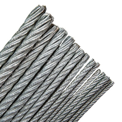 قیمت خوب Galvanized Steel Wire Rope for Drawing and Lifting Special Cold Heading Steel Steel Grade 7*7 6*7 FC آنلاین