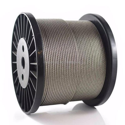 قیمت خوب Carbon Steel 7x19 Aircraft Cable 500ft Steel Rope in 3/32