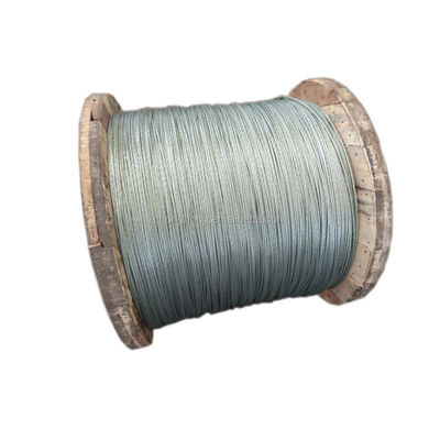 قیمت خوب 0.8mm-4.9mm Construction IEC 888 Zinc-Coated Steel Wire Strand Conductors آنلاین