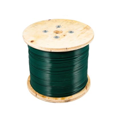 قیمت خوب گالوانیزه PVC PU پوشش فولاد کابل پلاستیکی پوشش سیم سیم با قطر استاندارد GB 2mm-38mm 7 * 19 آنلاین