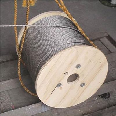 قیمت خوب Standard AiSi 304 316 SUS304 SUS316 Stainless Steel Wire Rope 1x7 Ropes Wire 1.5mm 2mm 3mm 4mm With Tolerance ±1% آنلاین