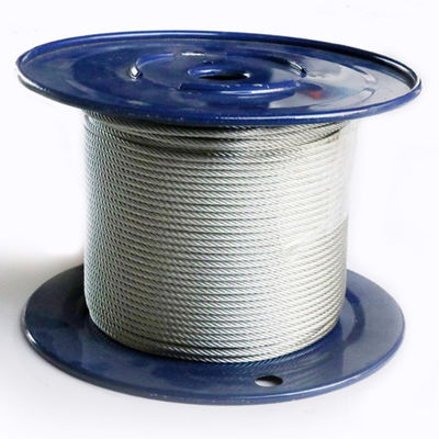 قیمت خوب 7x19 Galvanized Wire Rope Steel Cable Construction Tolerance ±1% 1/4 Inch Aircraft Cable آنلاین