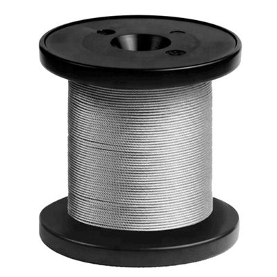 قیمت خوب سایر خدمات پردازش فولاد کربن گرید 3/8 اینچ 7x19 سیم بکسل هواپیمایی گالوانیزه سیم فولادی آنلاین