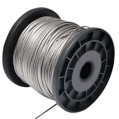 قیمت خوب 7x19 Construction Stainless Steel Wire Rope for Aircraft Cable Manufacturing آنلاین