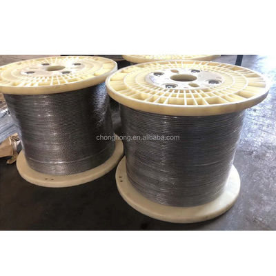 قیمت خوب 304L Stainless Steel Wire Rope Inox Cable 1.5mm 2mm 3mm 4mm 5mm 6mm 7mm 8mm 9mm 10mm for Various Industrial Applications آنلاین