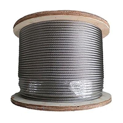 قیمت خوب 15mm Steel Wire Rope 8x26 Left Hand Ordinary Lay 2160N/mm2 Galvanized Compacted S min.196 2 kN for Lifting Tolerance Other آنلاین