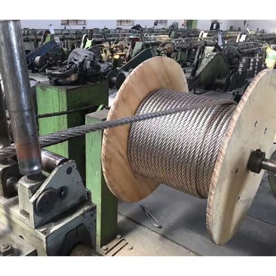 قیمت خوب DIN/RR-W-401 6x12 7FC طناب فولادی ضد زنگ Ss304 Ss316 Inox Cable 3mm 6mm 8mm 12mm 18mm Si Content % 1.0 Tolerance ±1% آنلاین