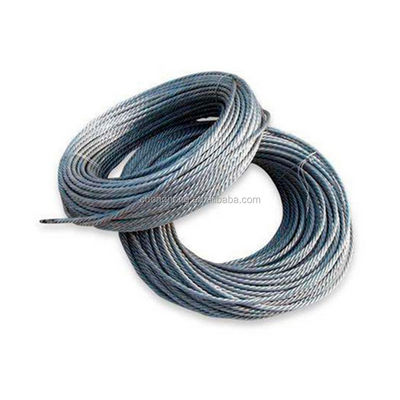 قیمت خوب طناب فولادی ضد زنگ AISI304/316 به قطر 1.5mm 2mm 3mm 6mm 4.5mm 6mm 28mm 32mm 6x37 برای قطر 6-44mm و خدمات پردازش آنلاین
