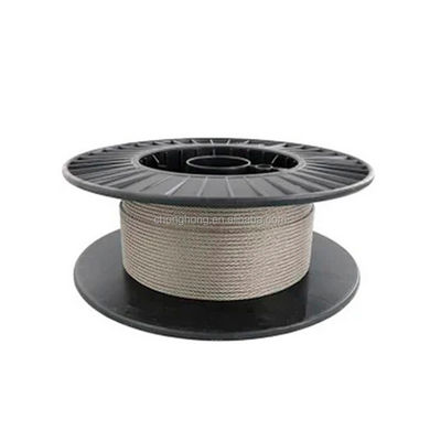 قیمت خوب استاندارد ASTM AISI316/304 ساختار 1x7 طناب سیم فولادی ضد زنگ 5/16 اینچی با تلرانس های دیگر آنلاین