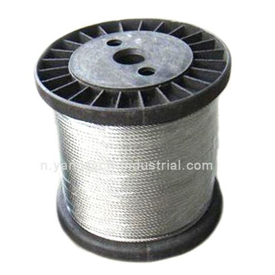 قیمت خوب کابل هواپیمایی غیر آلیاژی 7x19 1/8 اینچ 3/16 اینچ 1/4 اینچ 5/16 اینچ 3/8 اینچ سیم فولادی گالوانیزه با گواهی ISO9001/ISO14001 آنلاین