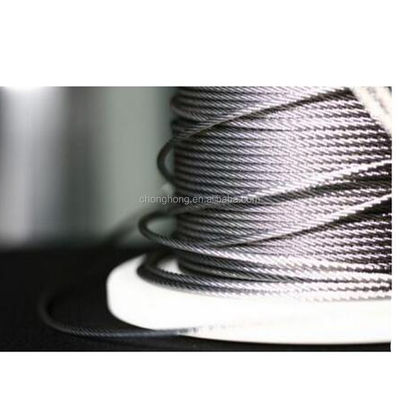 قیمت خوب طناب فولادی ضد زنگ 12 میلی متری 6X24 7FC AISI304/304L/316/316L تحمل سایر محتوای Si % 1.0 برای پروژه های ساختمانی آنلاین