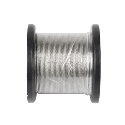 قیمت خوب 6X36 SW IWRC کابل فولاد ضد زنگ 7x37 316 سیم ضد زنگ با نسبت قدرت به وزن عالی آنلاین