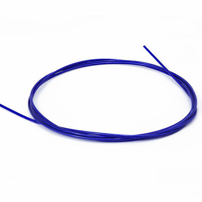 قیمت خوب طناب فولادی رنگی گالوانیزه با روکش پلاستیکی PVC رنگارنگ 1*7 7*7 7*19 طناب کابل برای ساخت و ساز خمشی آنلاین