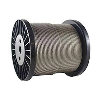 قیمت خوب فولاد ضد زنگ کشش 6*19W Iwr/6X19W Iwrc 14mm روغن روان سیم برای برش خدمات و قدرت کشش آنلاین